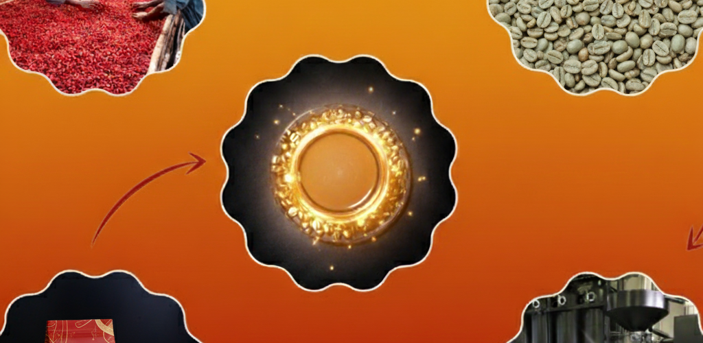 Gia công cà phê hòa tan 3in1 tại HUCAFOOD chuẩn chất lượng