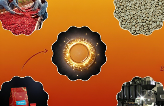 Gia công cà phê hòa tan 3in1 tại HUCAFOOD chuẩn chất lượng