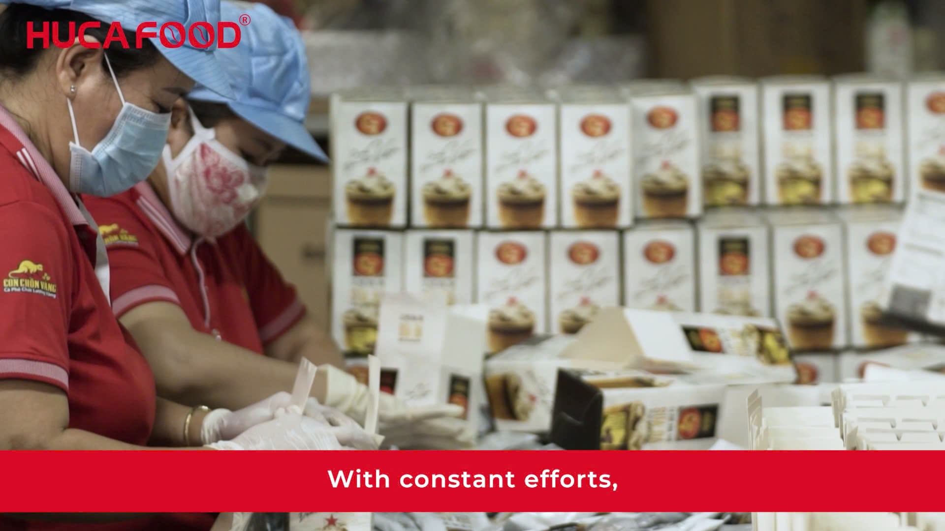 Gia công cà phê hòa tan 3in1 tại HUCAFOOD chuẩn chất lượng