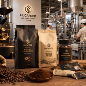 oem coffee factory vietnam private label coffee manufacturer hucafood