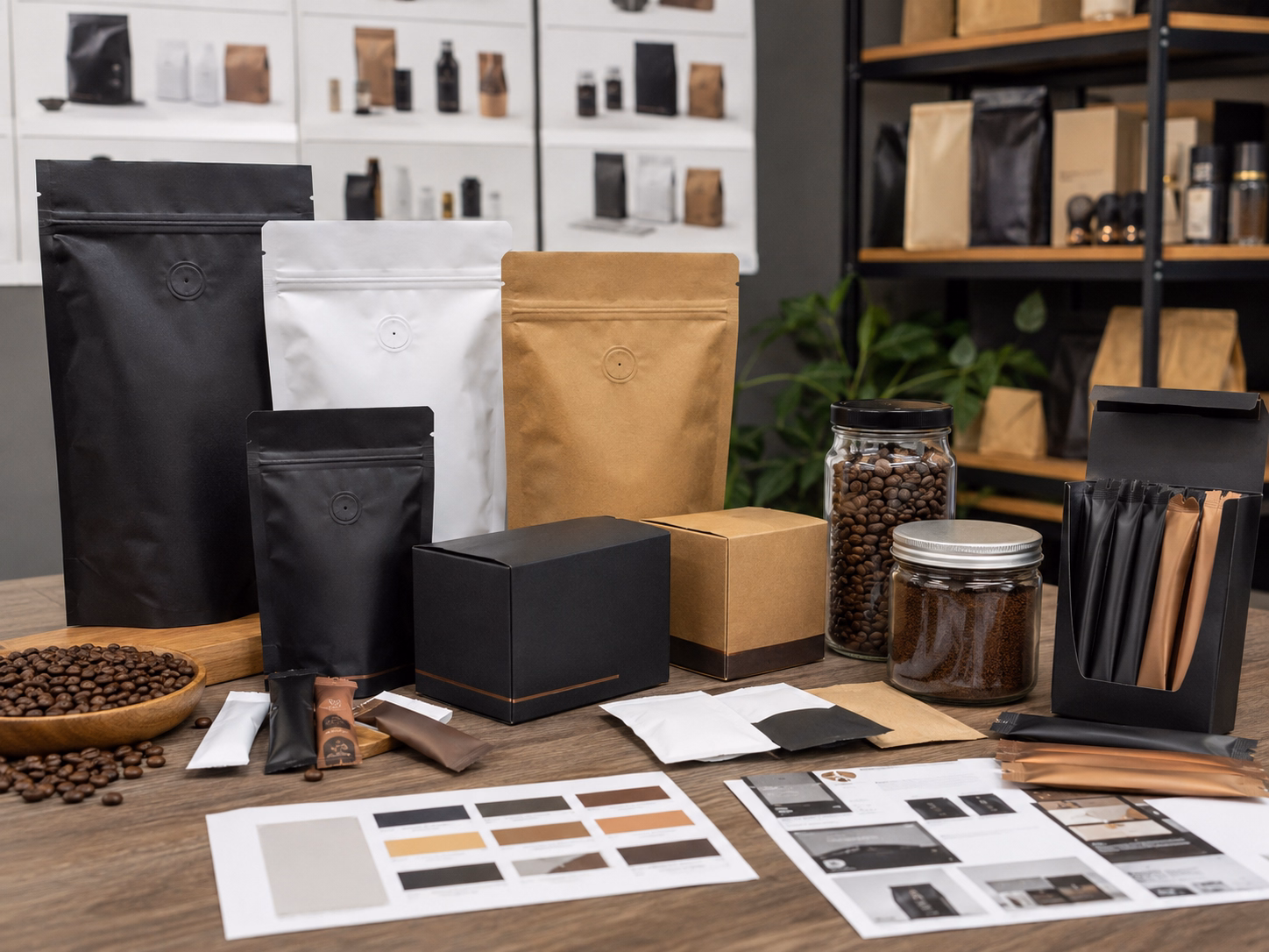 private label coffee packaging options for oem coffee production in vietnam