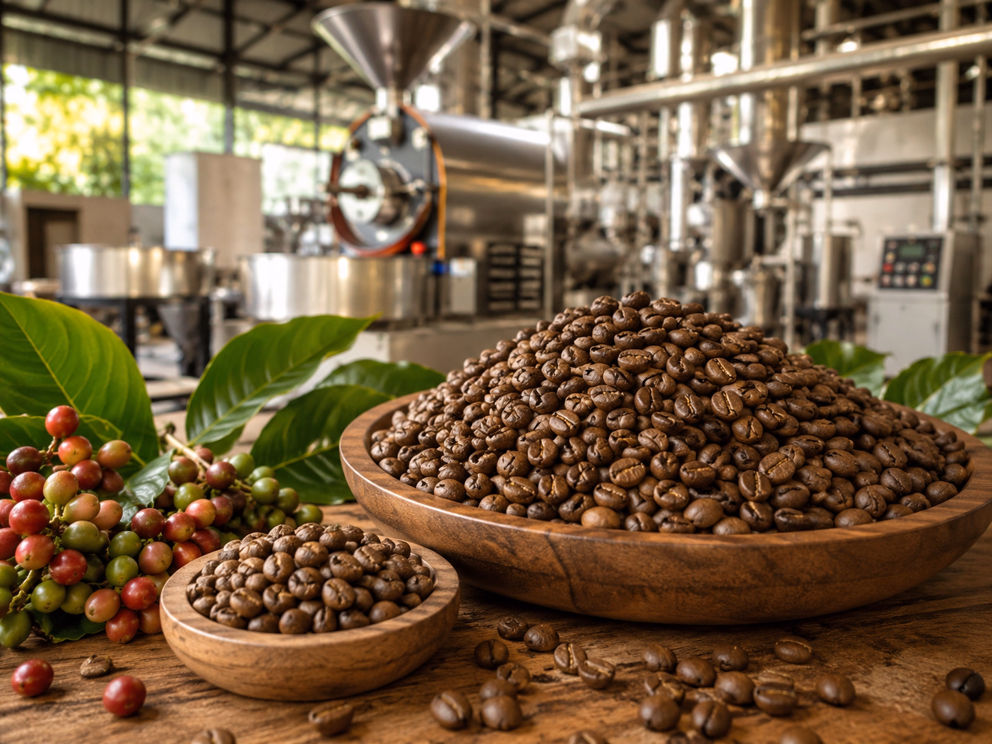 vietnamese robusta coffee beans for oem coffee manufacturing