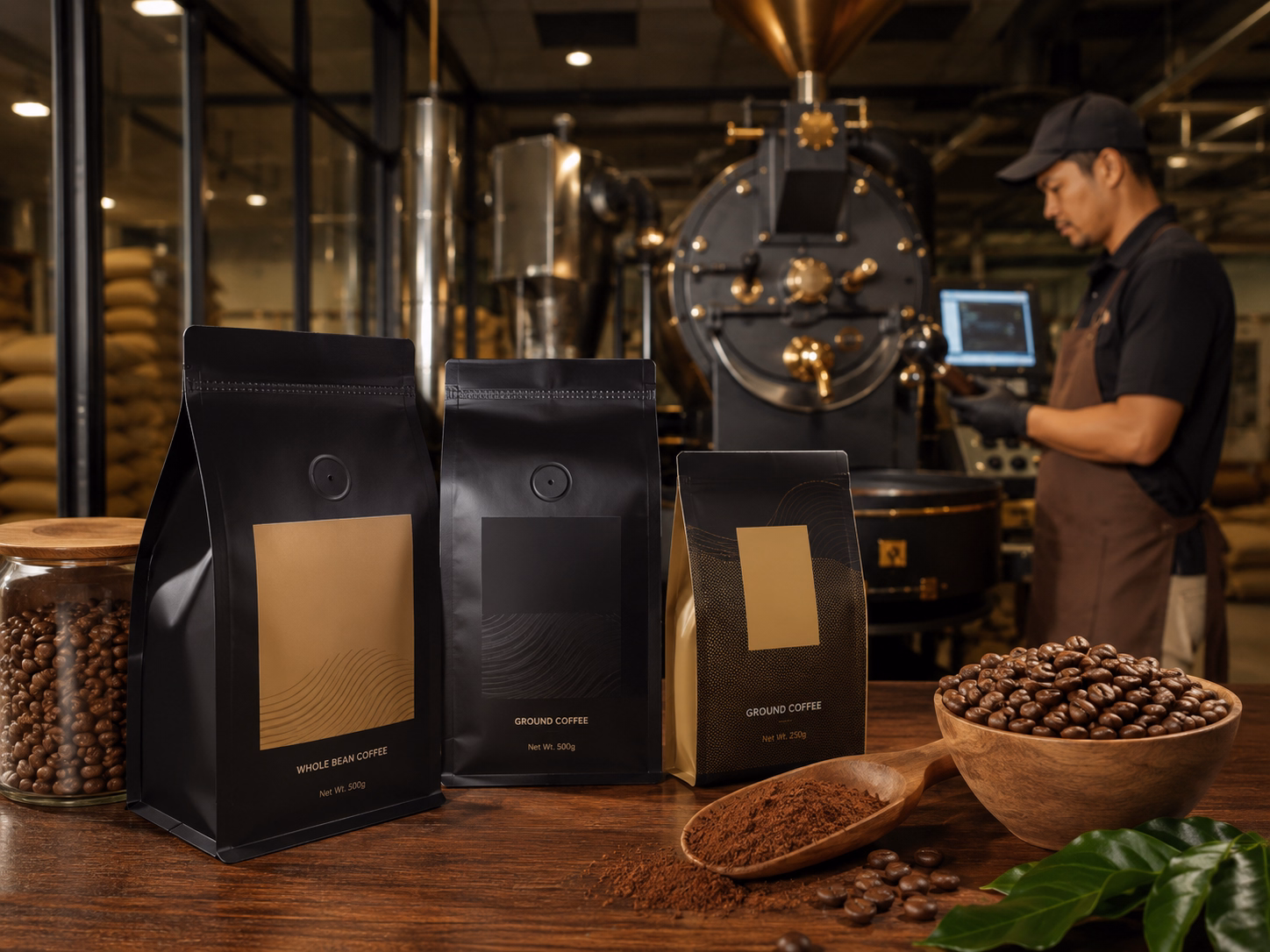 gia công cafe rang xay theo yêu cầu cho thương hiệu cà phê riêng
