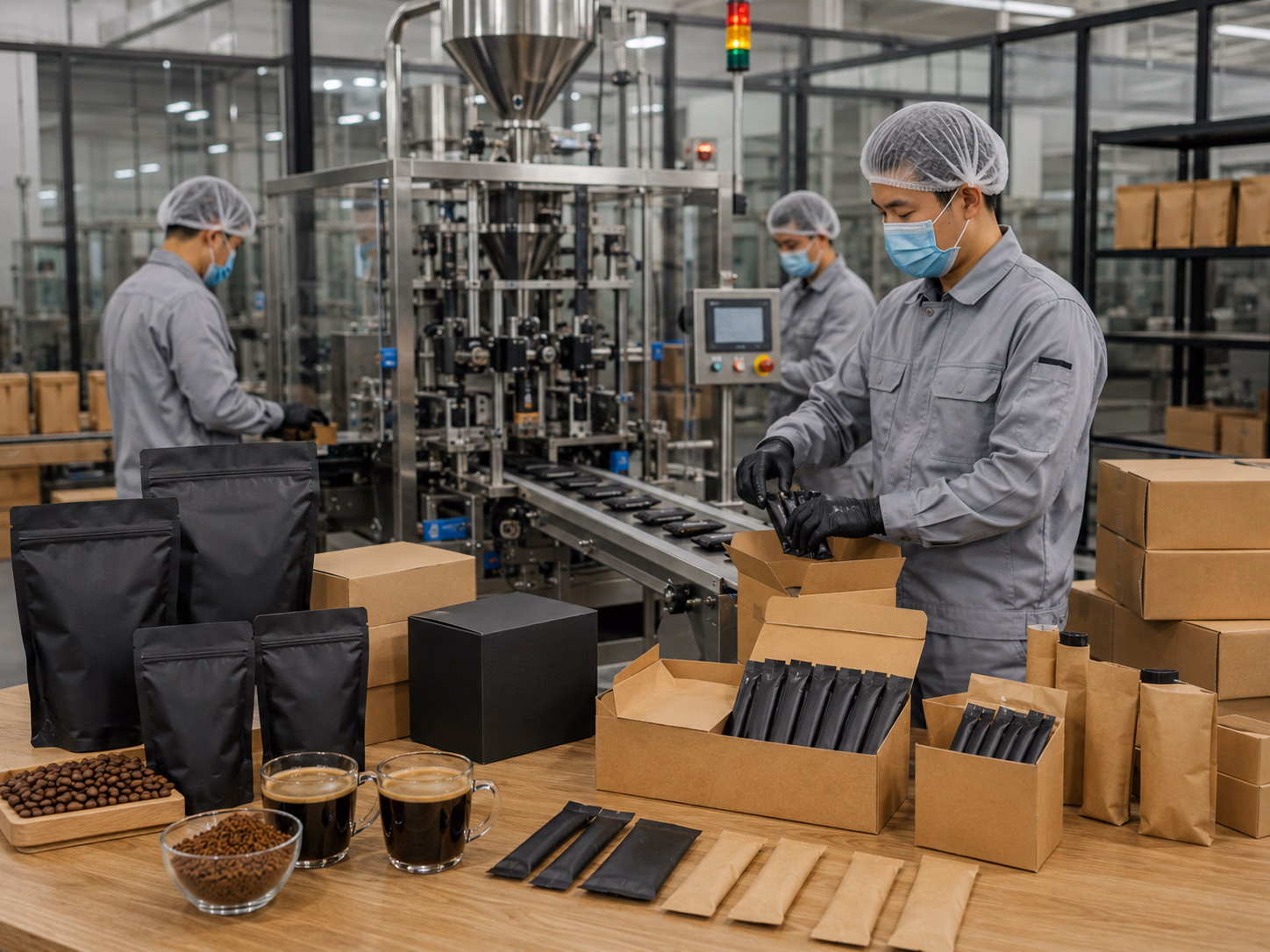 instant coffee oem packaging and retail box production