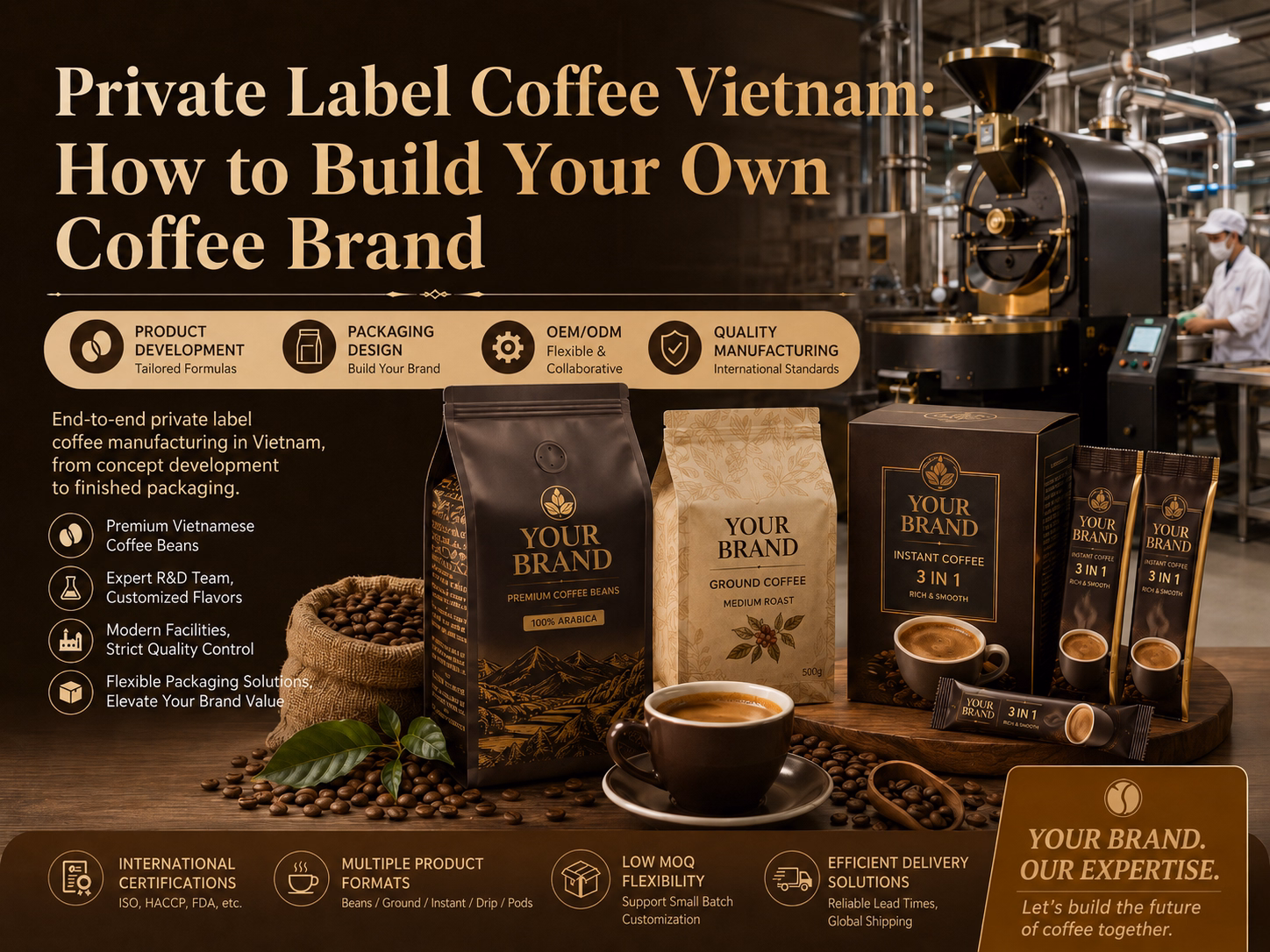 private label coffee vietnam how to build your own coffee brand